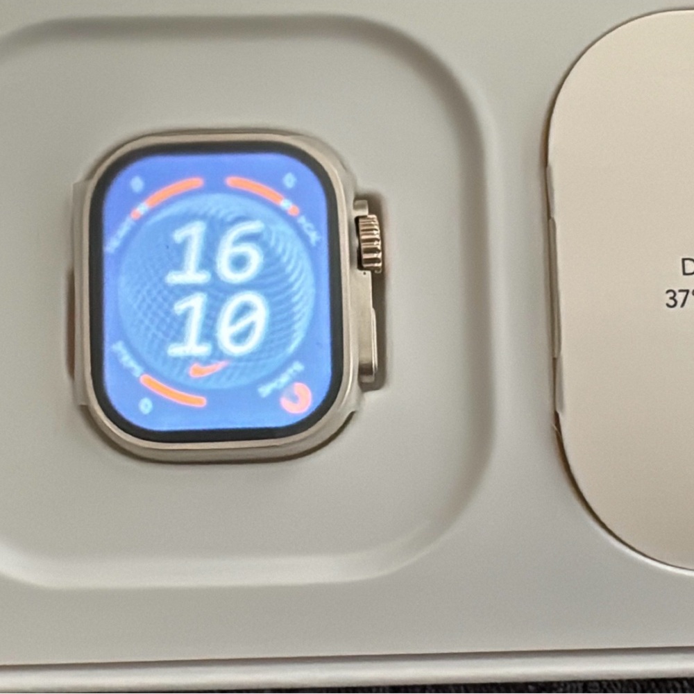 Smartwatch with Silver Case